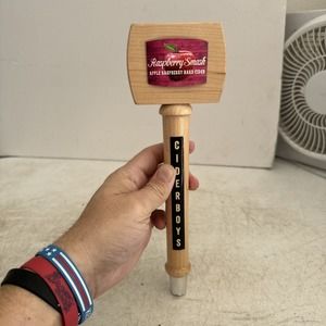 Cider Boys Apple Raspberry Smash HARD CIDER 11" Collectible Beer Tap Handle